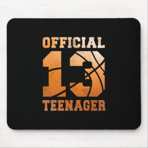 Mousepad Aniversário de 13 anos Sketll Oficial Adolescente 