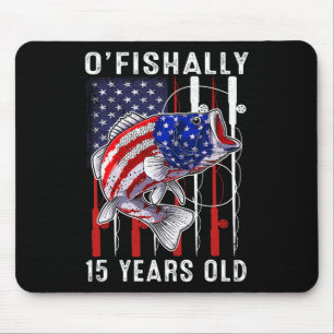 Mousepad Aniversário de 15 Anos dos Miúdos O'fishally 15º A