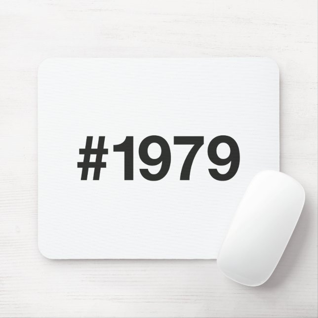 Mousepad Aniversário de 1979 Hashtag 46 (Com mouse)