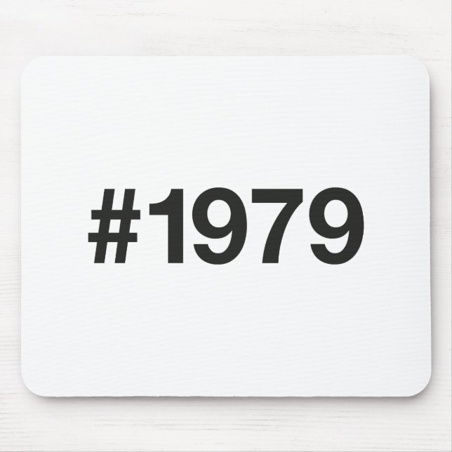 Mousepad Aniversário de 1979 Hashtag 46 (Frente)