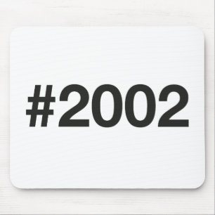 Mousepad Aniversário de 2002 Hashtag 21