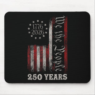 Mousepad Aniversário de 250 anos da América Bandeira dos EU