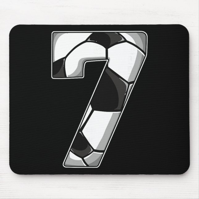 Mousepad Aniversário de 7 anos de futebol  (Frente)