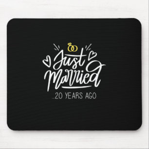 Mousepad Aniversário de Casamento de 20