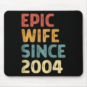 Mousepad Aniversário De Casamento De 21 ruas Para Sua Espos