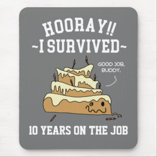 Mousepad Aniversário de Trabalho de Apreciação do Funcionár