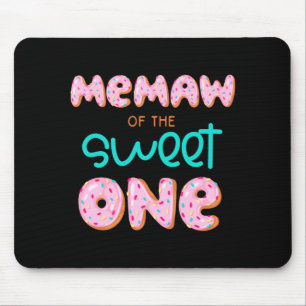 Mousepad Aniversário De Um Ano Da Memaw Dos Homens Do Doce