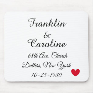Mousepad Aniversário Elegante