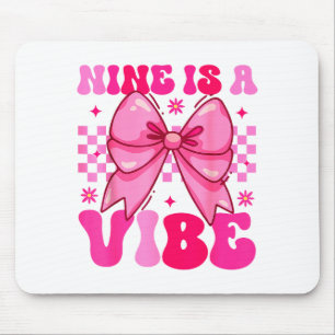 Mousepad Aniversário Groovy Nine É Um Clima Garotas Adolesc