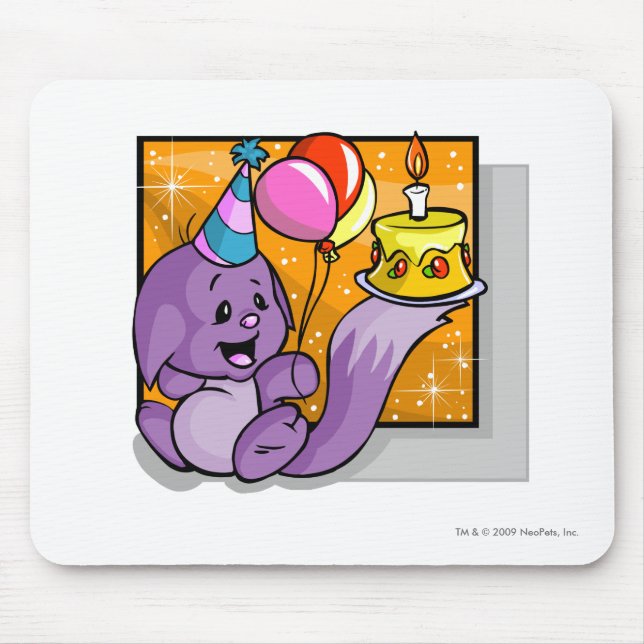 Mousepad Aniversário Kacheek (Frente)