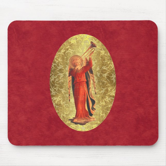 Mousepad Anjo com trombeta (Frente)