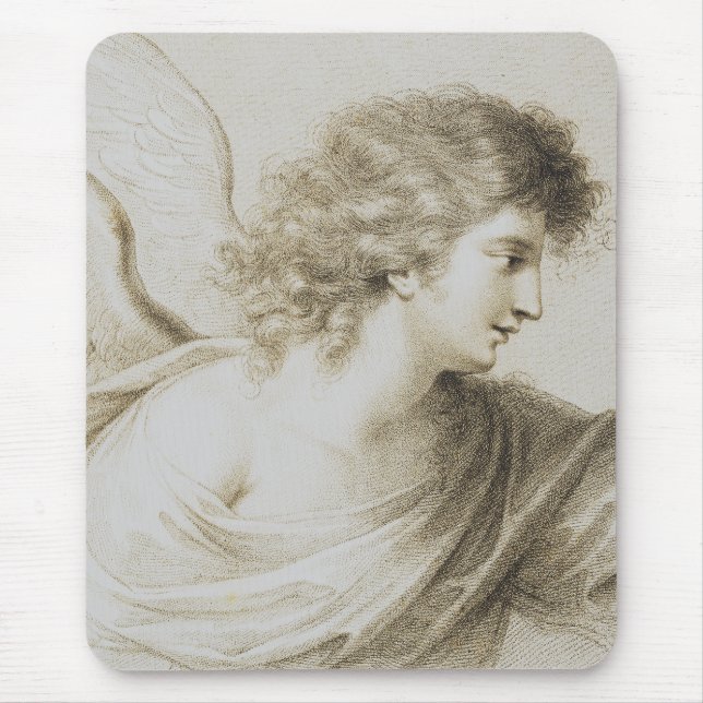 Mousepad Anjo cristão por Francesco Bartolozzi (Frente)