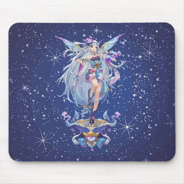 Mousepad Anjo da Borboleta nas Estrelas (Frente)