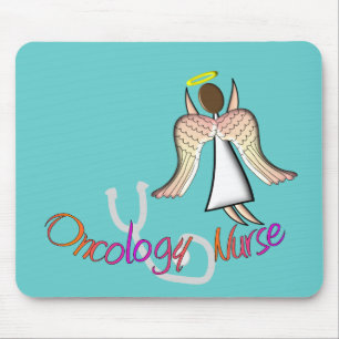 Mousepad Anjo da enfermeira da oncologia