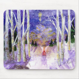 Mousepad Anjo da pomba do Natal