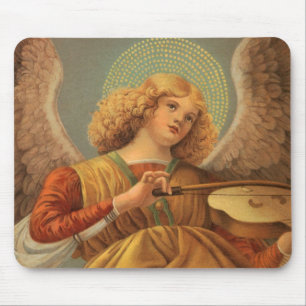Mousepad Anjo da Renascença Tocando Violino Melozzo da Forl