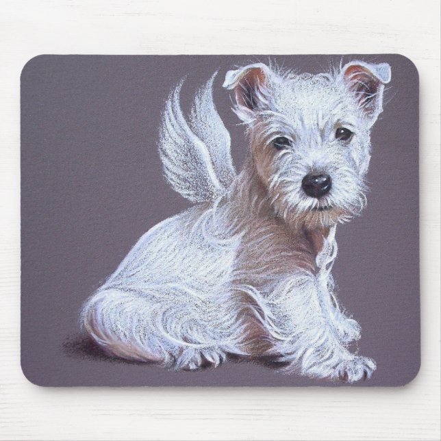 Mousepad Anjo de Westie (Frente)