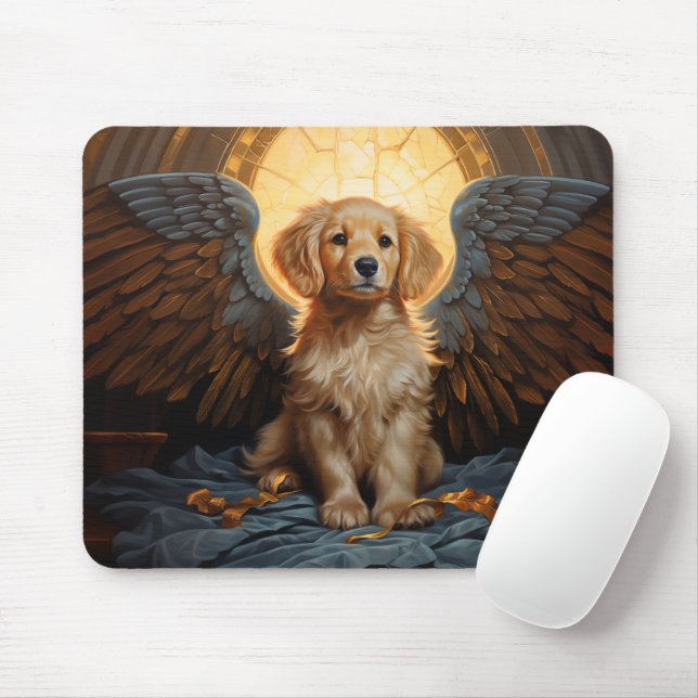 Mousepad Anjo do ouro Retriever (Com mouse)