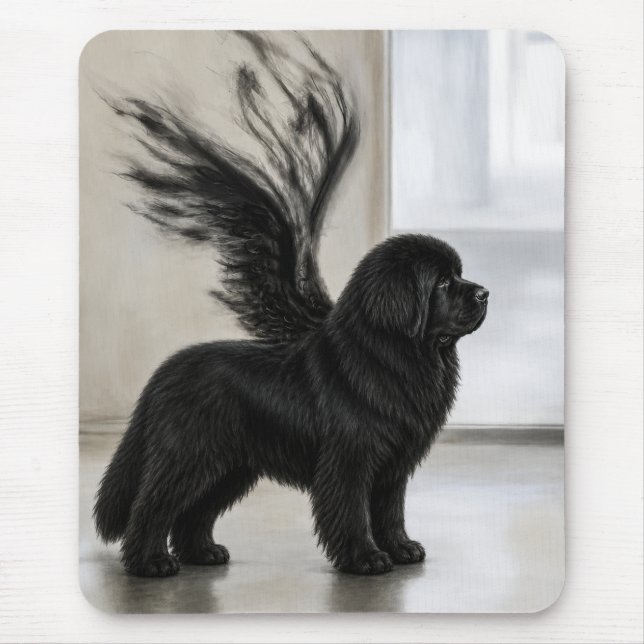 Mousepad Anjo Memorial Newfoundland Escuro (Frente)