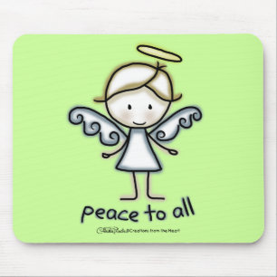Mousepad Anjo-Paz para Todos