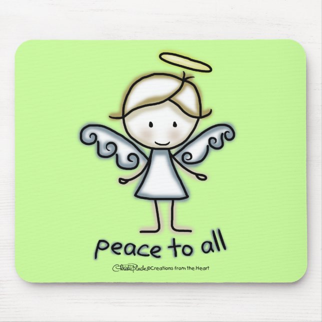 Mousepad Anjo-Paz para Todos (Frente)