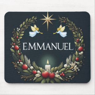 Mousepad Anjos de Natal Emmanuel