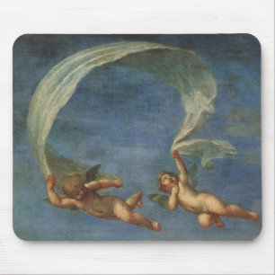 Mousepad Anjos Detalhe de Adônis Levado por Cupidos por Alb