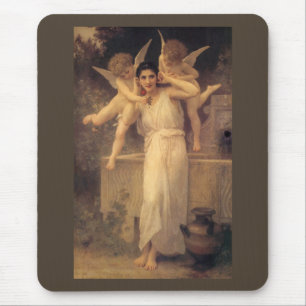 Mousepad Anjos do Victorian do vintage, juventude por