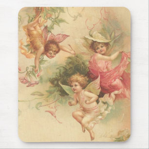 Mousepad anjos do vintage