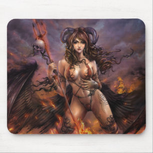 Mousepad Anjos escuros "Charon" de Azmodeus, tapete do rato