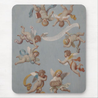 Mousepad Anjos lunáticos do querubim do renascimento