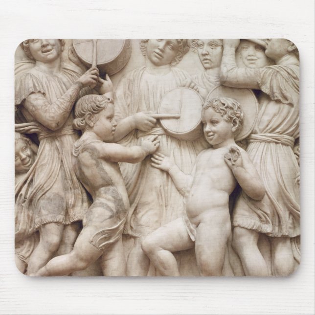 Mousepad Anjos musicais, alivio do Cantoria (Frente)