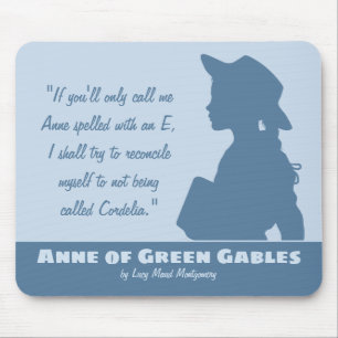Mousepad Anne de citações verdes de Montgomery dos front
