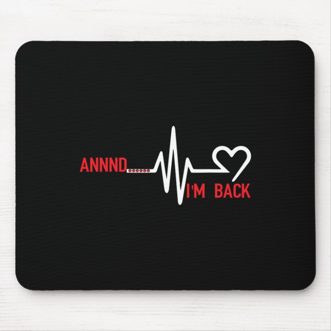Mousepad Annnd Im Ck - Heart Disease Awareness  (Frente)