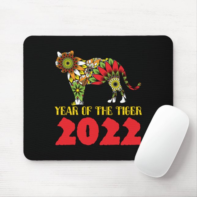 Mousepad Ano Chinês do Tigre 2022 (Com mouse)