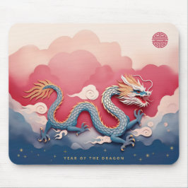 Mousepad Ano do Dragão Personalizável