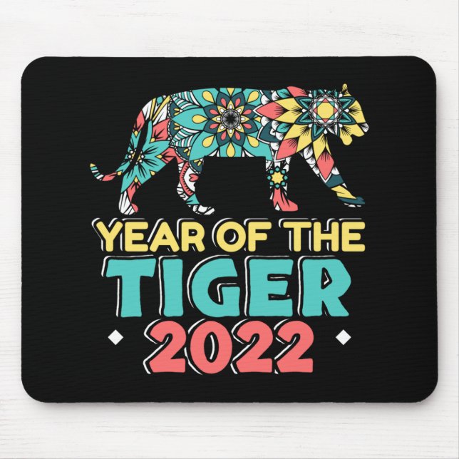 Mousepad Ano do Tigre - Sinal Zodíaco Chinês 2022 (Frente)