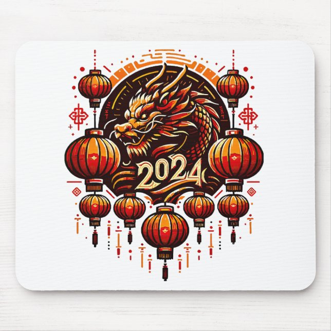 Mousepad ano novo chinês 2024 (Frente)