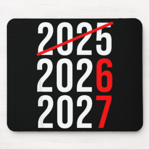 Mousepad Ano Novo Engraçado 67 Meme Olá 2026 Tchau 2025 Agu