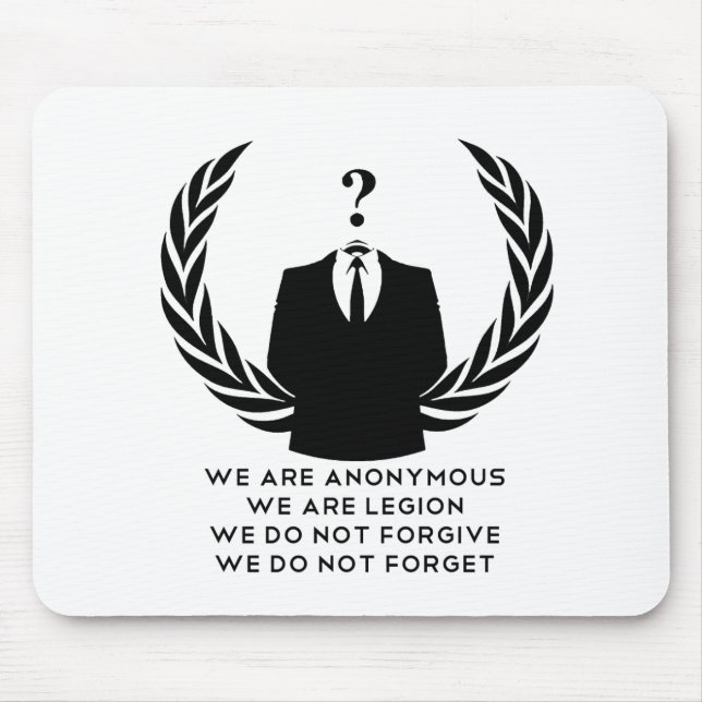 Mousepad Anonymous (Frente)