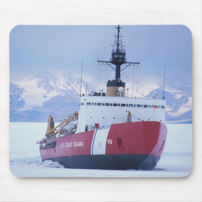 Mousepad Antártica, Ilha Ross, Estação McMurdo, USCG (Frente)