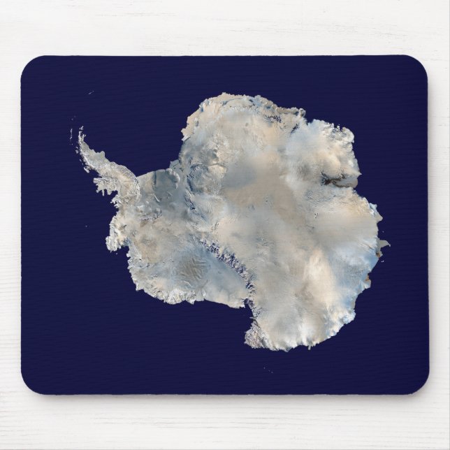 Mousepad Antártica (Imagem Azul Marble da NASA) (Frente)