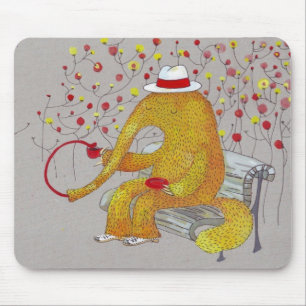 Mousepad anteater amarelo