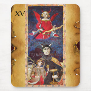 MOUSEPAD ANTECIPADAMENTE RENAISSÂNCIA TAROTS 15/O DIABO