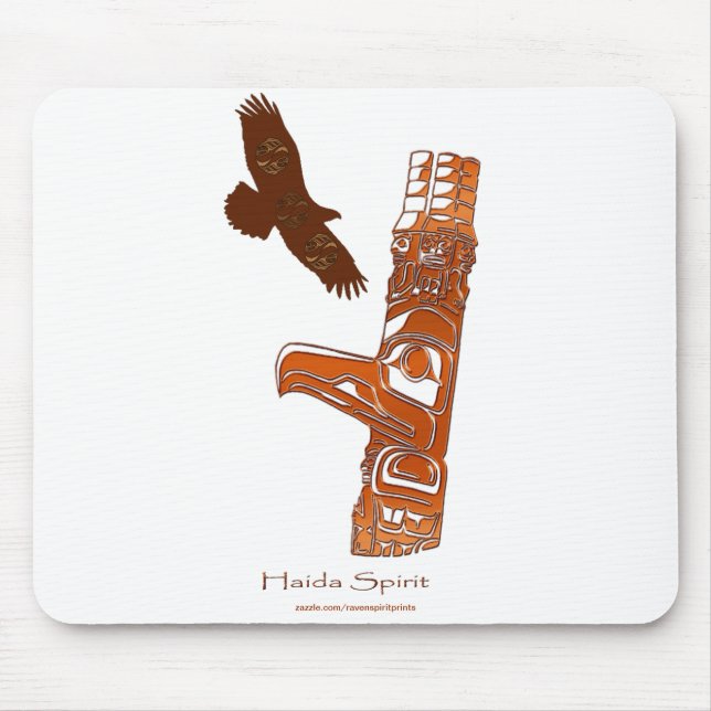 Mousepad Antena Hida Eagle & Totem Pole Mousemat (Frente)