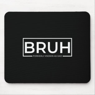 Mousepad Anteriormente Conhecido como Pai Vintage Engraçado