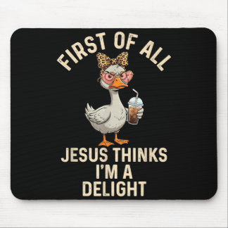 Mousepad Antes De Tudo Jesus Acha Que Sou Um Design Delícia