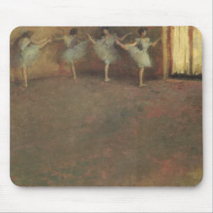 Mousepad Antes do balé por Edgar Degas, belas artes do