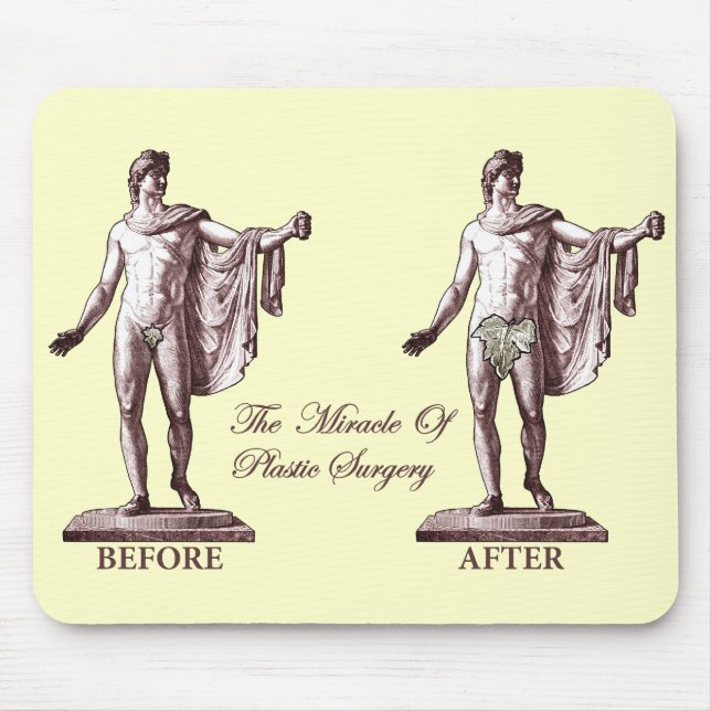 Mousepad Antes e depois (Frente)