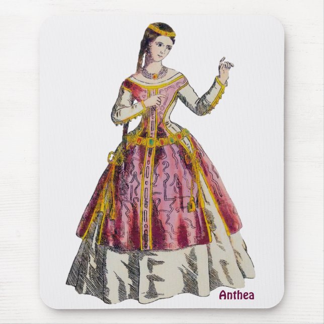 Mousepad ANTHEA ~ Personalizada ~Espanhola Lady Rank (Frente)
